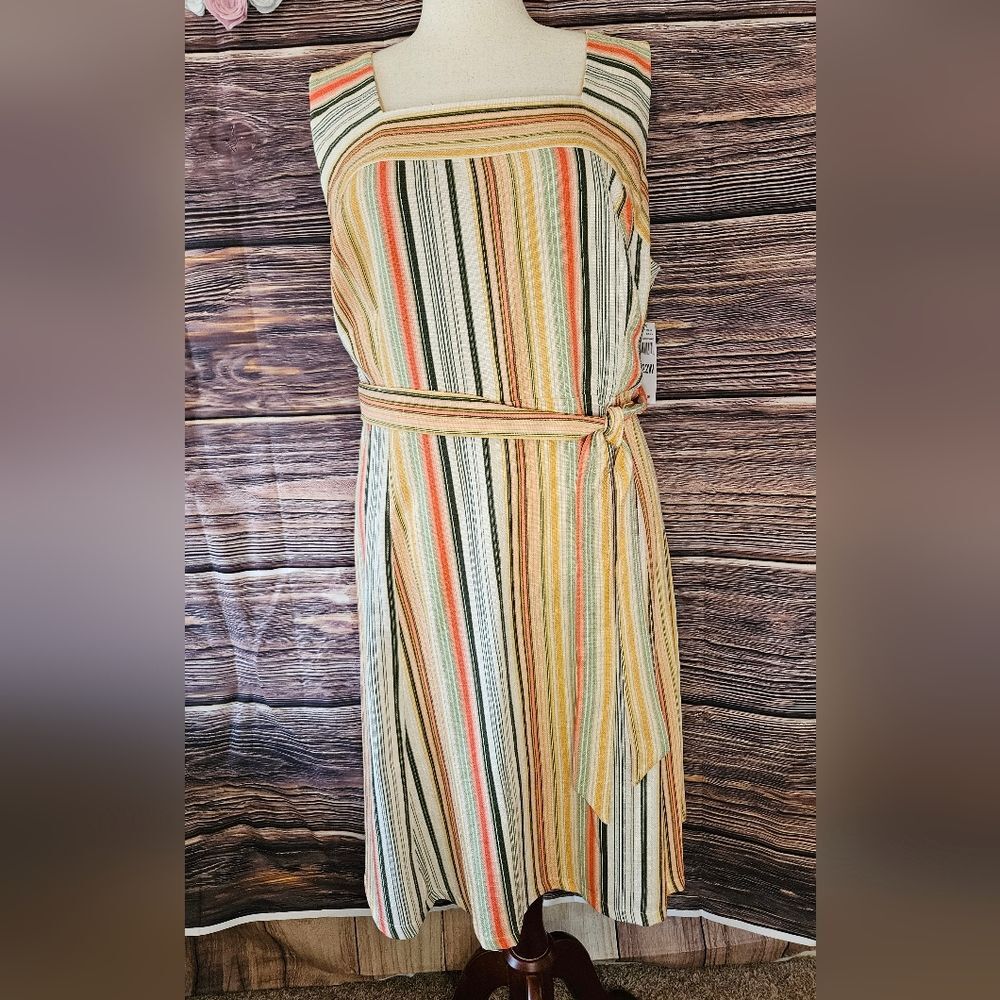 NWT Sandra Darren Belted  Dress Plus Size 22W